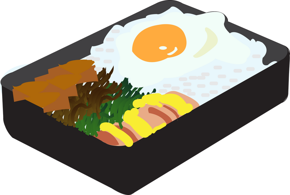 Rice, Egg, and Side Dishes